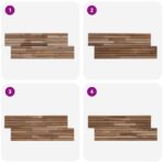 Wandpaneel 10 stk. Natur 55 x 20 x 2 cm – Bild 5